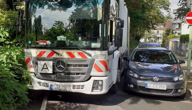 Wenn die Abfallabfuhr nicht durchkommt