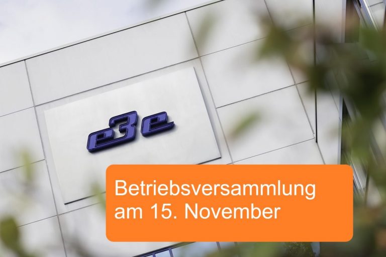 Betriebsversammlung der Entsorgungsbetriebe Essen am 15. November 2022