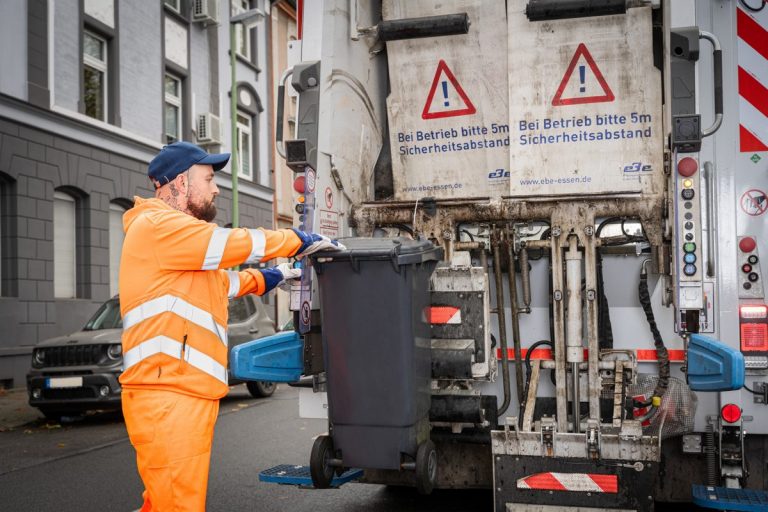 Verspätete Tonnenleerung