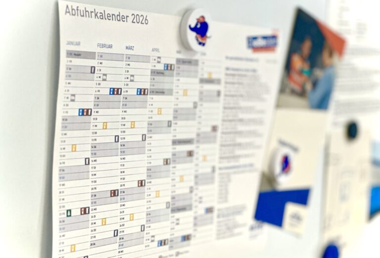 Der Abfuhrkalender 2026