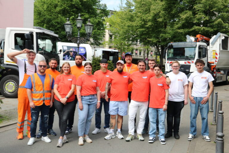 Team der EBE beim Stadtfest Essen Original am Sonntag, 10.05.26